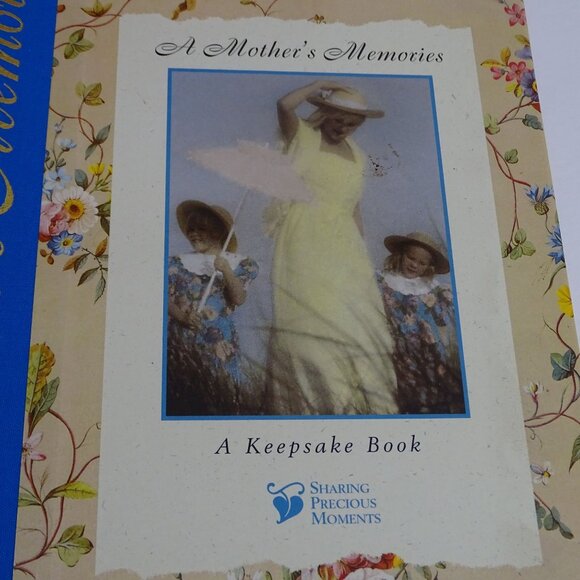 A Mothers Memories Keepsake Book Sharing Precious Moments Hardback Scrapbook - Picture 2 of 7